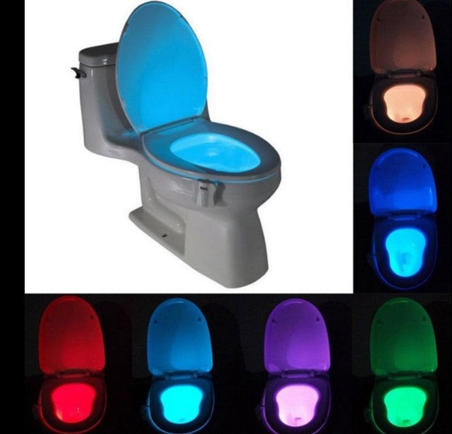 Toilet Seat Lamp Color Variations