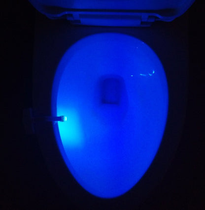 Toilet Seat Lamp in use