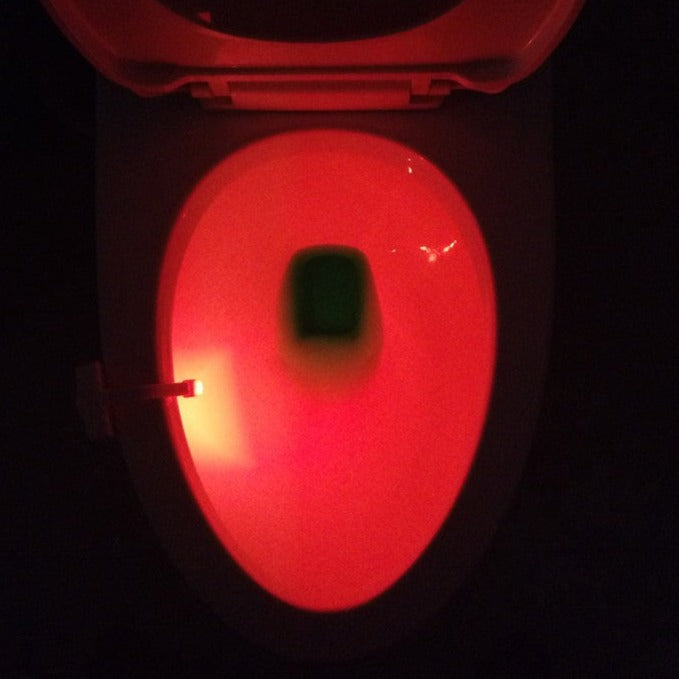 Toilet Seat Lamp in use