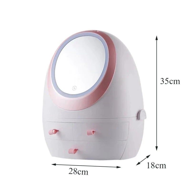 LED Cosmetic Storage Box Dimensions