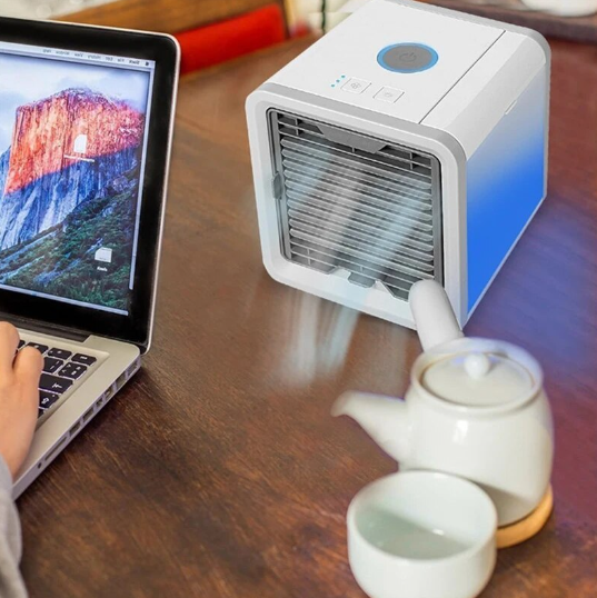 Mini Air Cooler in use